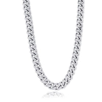 Stainless Steel 10mm Cuban Chain Necklace 24" Gift Boxed Blackjack Box Clasp