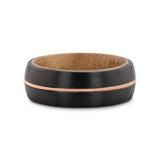 Thorsten CHORDAL Black Tungsten with Brass Guitar String and Whiskey Barrel Inner Sleeve - 8mm