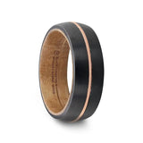 Thorsten CHORDAL Black Tungsten with Brass Guitar String and Whiskey Barrel Inner Sleeve - 8mm